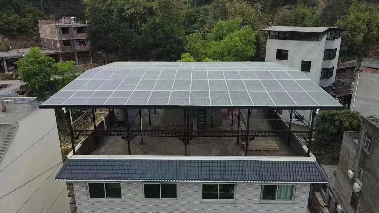 丰城15kw+10kwh自建别墅家庭光伏储能系统